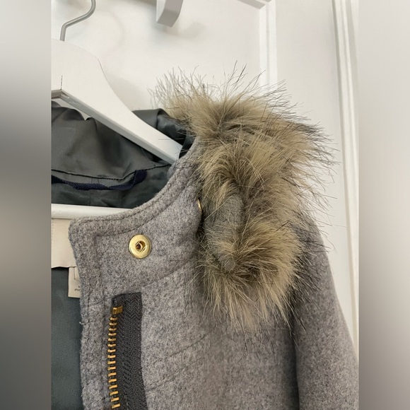 J. Crew Vail Parka in Heather Grey size 4 - Picture 4 of 4